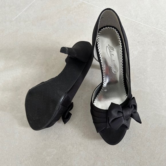 Satin Open-toed Shoes - Picture 3 of 4